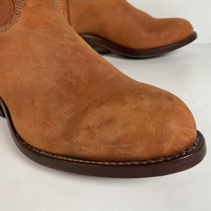 Stewart Fine Handmade Cowboy Boots | Nubuck | Custom | Men’s 6 EE | Women’s ￼7