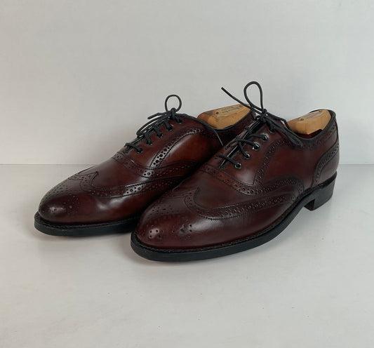 Vintage Barrie Balmoral Saddle Shoes | Genuine Shell Cordovan | Men’s 7.5 E