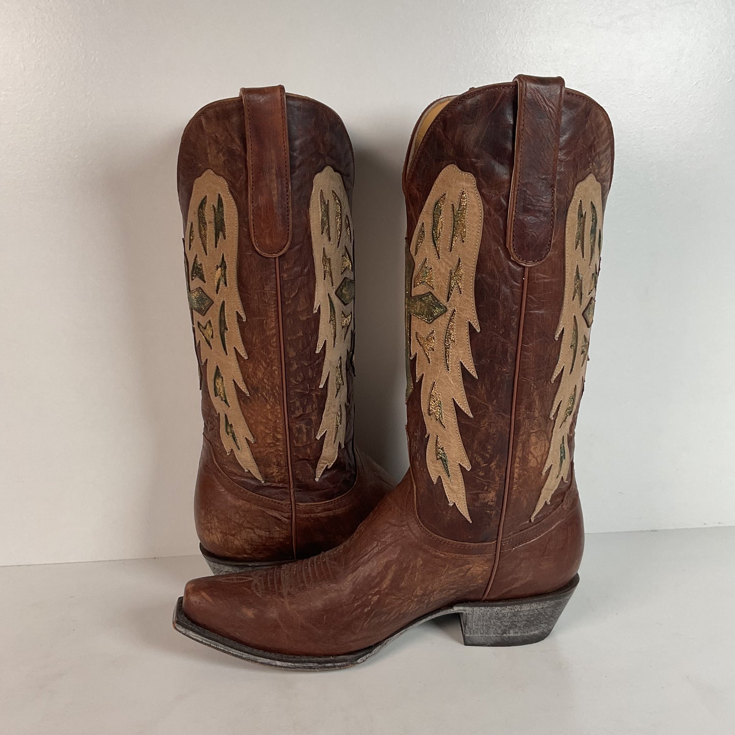 Yippee Ki Yay by Old Gringo Cowgirl Boots | Angelic Crucifix | Women’s 8 B