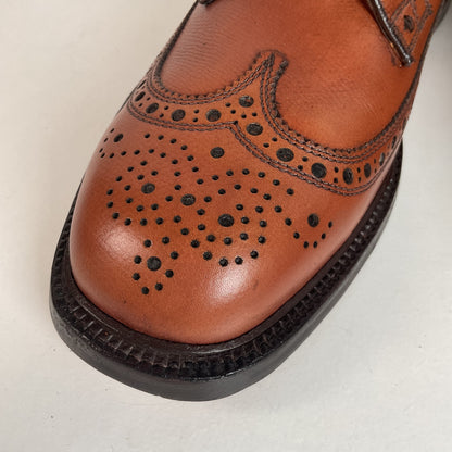 Vintage 1970s Nettleton Longwing Derby Shoes 8.5 D USA Made