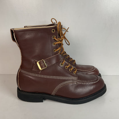 Vintage Rail Road Tanker Boots 9.5 E USA Made Steel Toe