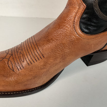 Vintage Tony Lama Bull Shoulder Cowboy Boots | USA Made | Men’s 9 D