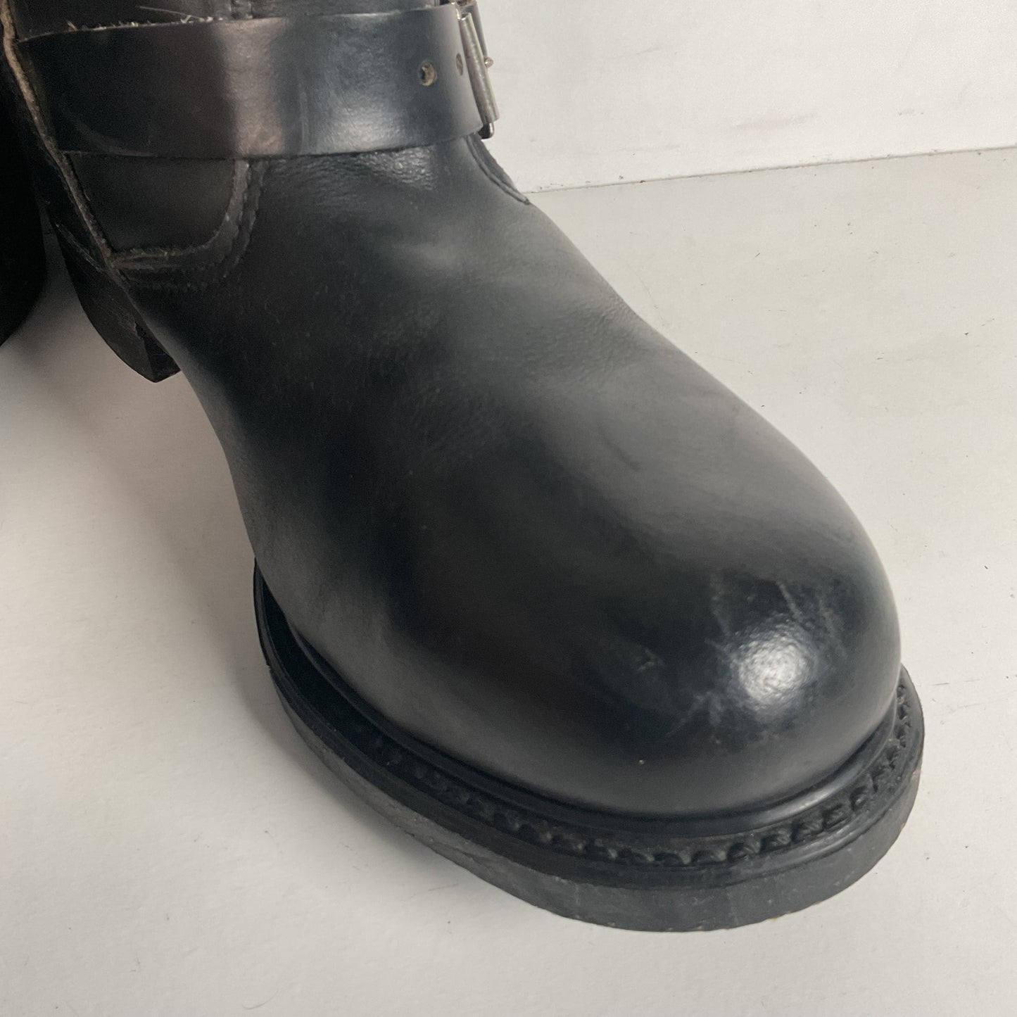 Vintage Brahma Steel Toe Engineer Boots 10.5 USA Made