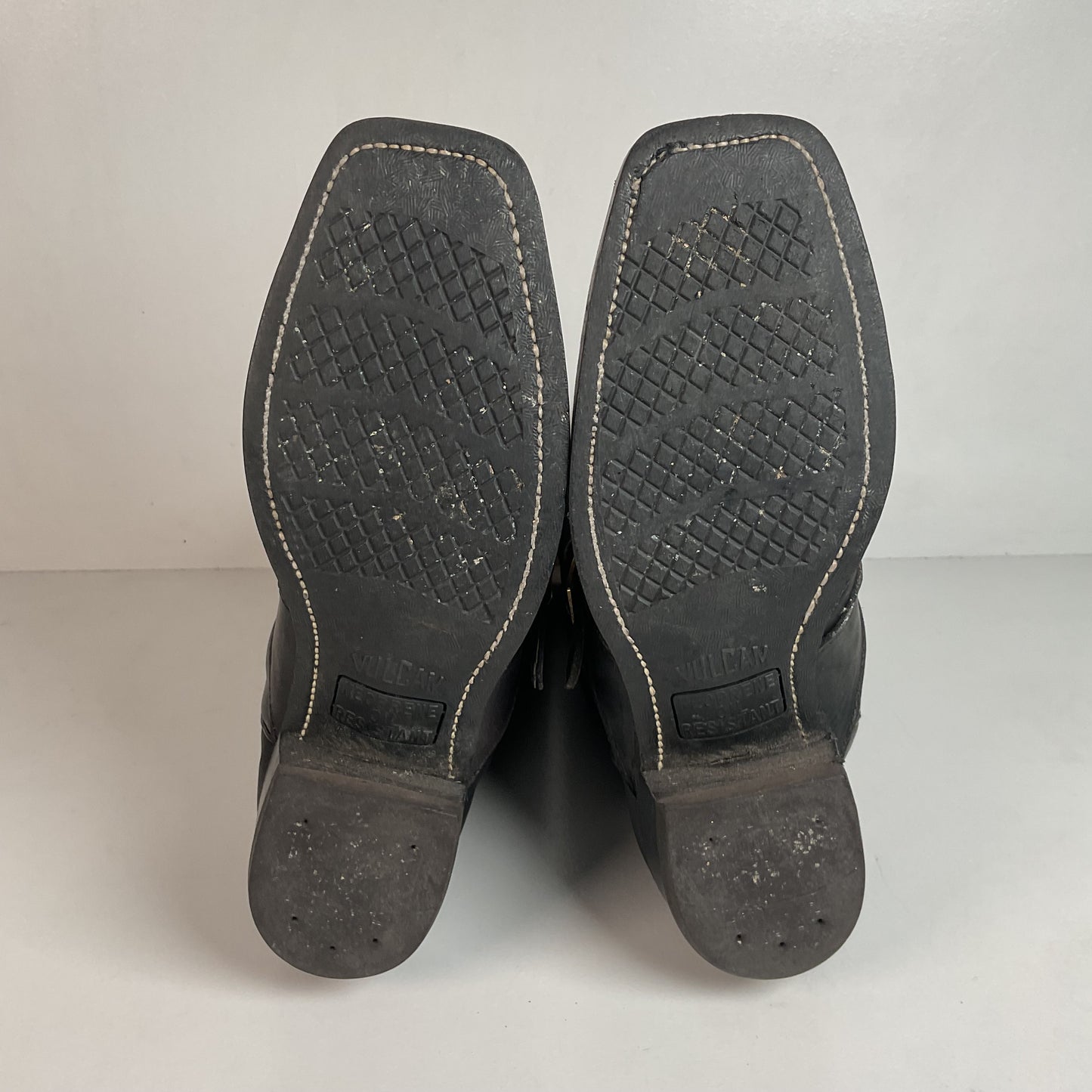 1970s Durango Harness Motorcycle Boots 10 D USA Made Biker Buckle