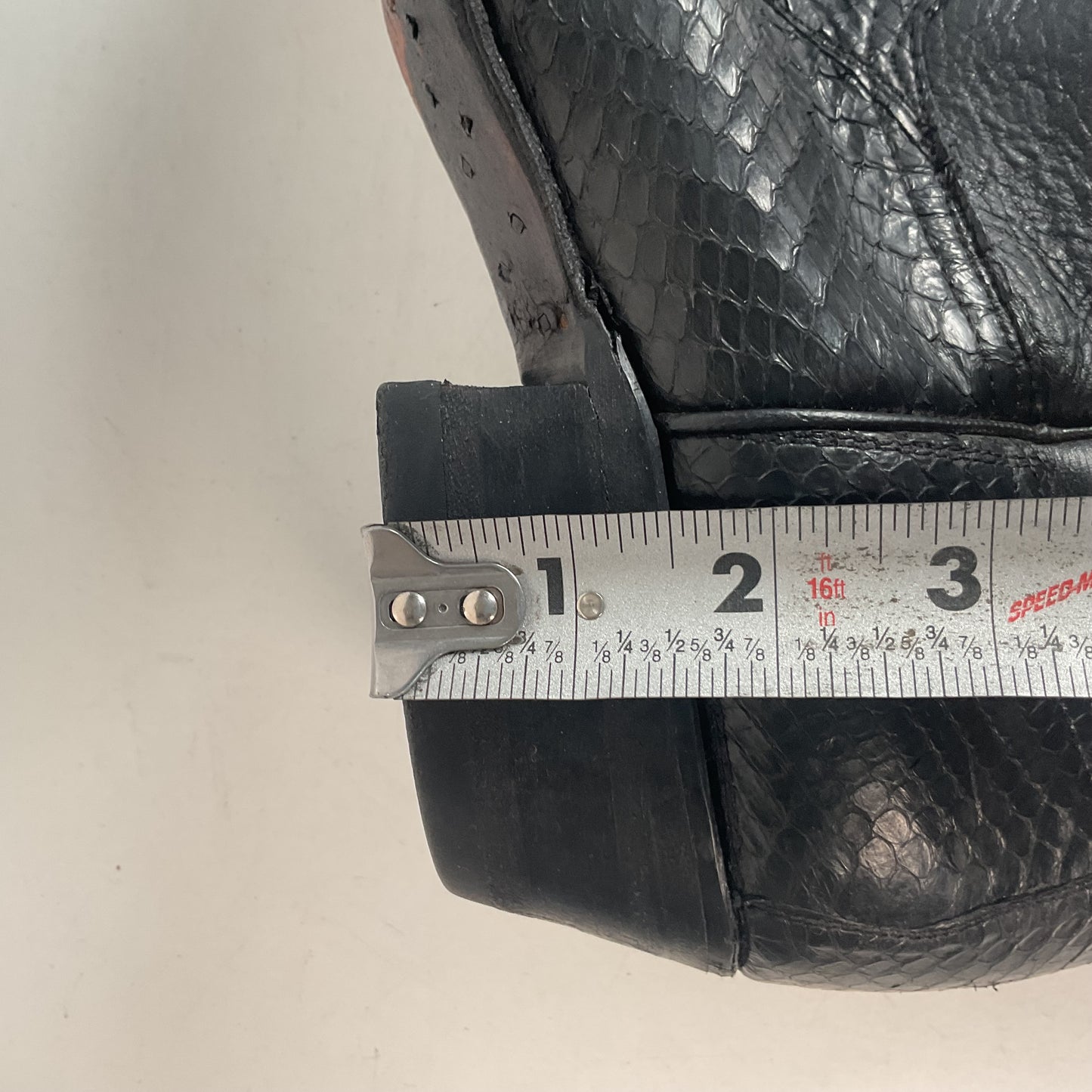 Exotic Black Cobra Snakeskin Cowboy Boots Mexico 28.5 E | US Men’s 10.5