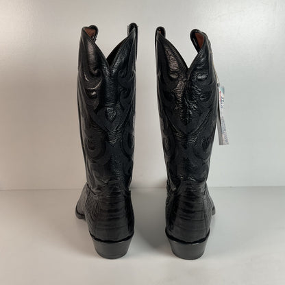 Tony Lama Royal Caiman Cowboy Boots | Exotic | Hornback | USA Made | 12 D
