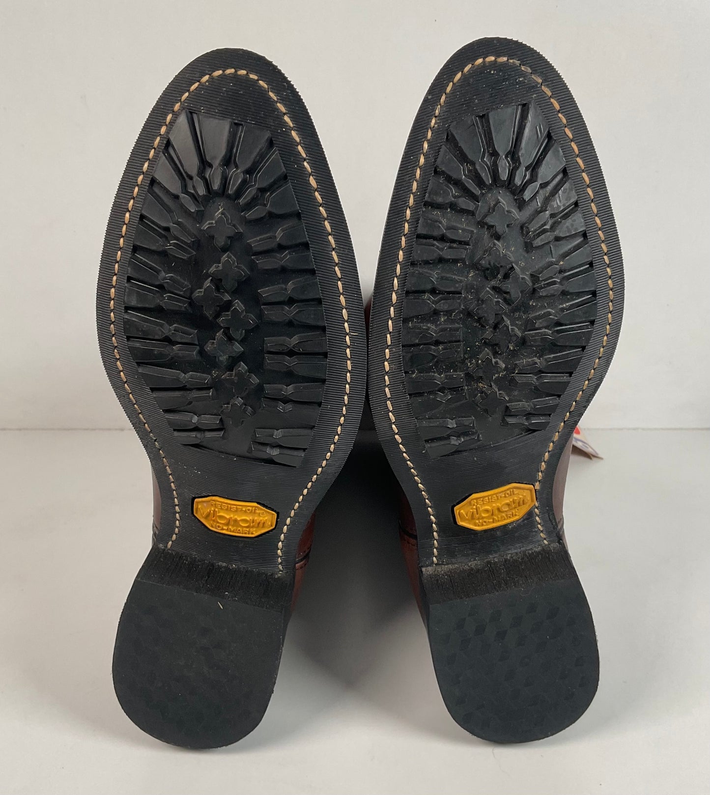 Vintage Georgia Western Work Boots 9.5 Thick Hide USA Made