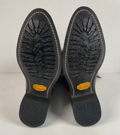 Vintage Georgia Western Work Boots 9.5 Thick Hide USA Made