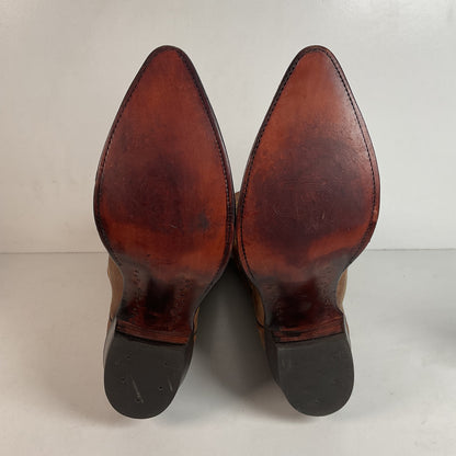 Vintage Justin Bay Apache Cowboy Boots 12 EE USA Made