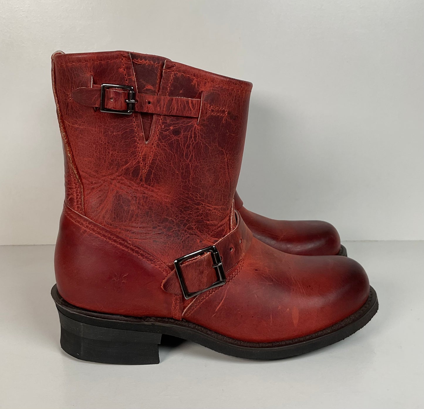 Frye 8 R Engineer Boots | USA Made | Retired Redwood | Women’s 7.5 M