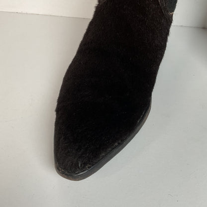 Vintage Larry Mahan Cowboy Boots | Pony Hair on Cowhide | Triad | Men’s 9.5 B