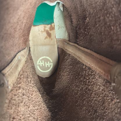 Vintage Double H Ranchwell Wellington Boots 12 D USA Made Pull On