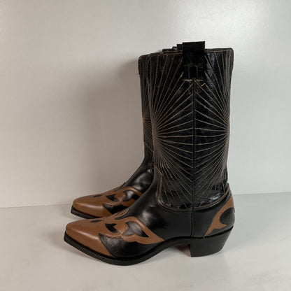 Vintage Frye Authentic Cowboy Boots | Starburst | Wingtip | 1950s | Men’s 9.5 D