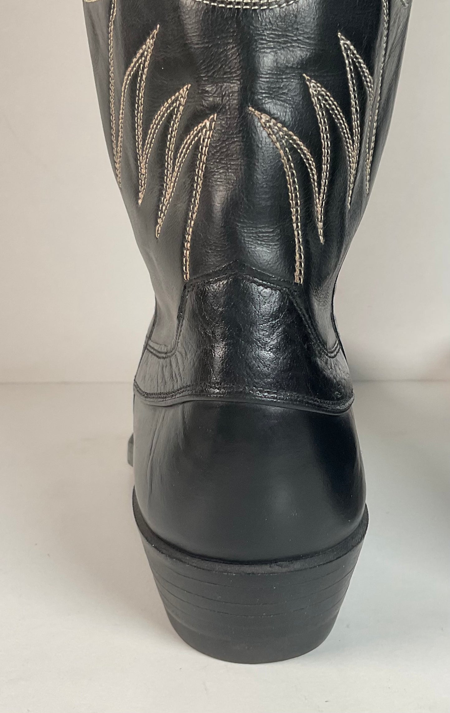 Vintage Justin Algonquin Toe Cowboy Boots | Fort Worth Label | Exotic | 1960s | Men’s 7.5