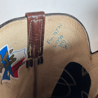 Vintage Rocky Carroll Custom Cowgirl Boots 8-8.5 Texas Americana