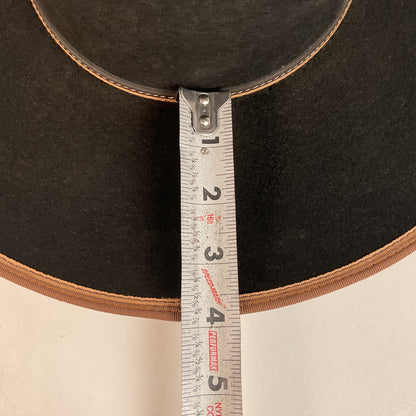 Vintage Stetson Cowboy Hat Black Felt XXX USA Made