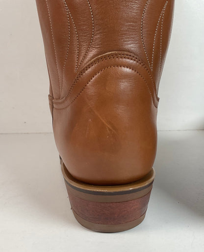 Tony Lama Retan Leather Cowboy Boots 13 A Oil-Resist Gold Label