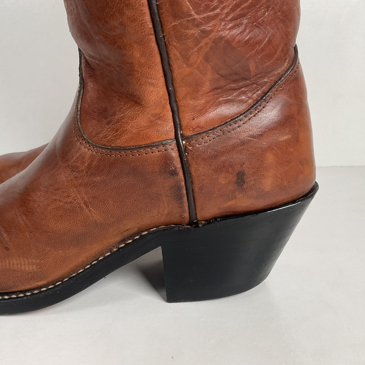 Vintage Olathe Tall Top Buckaroo Boots | USA Made | Men’s 5 B | Women’s 6