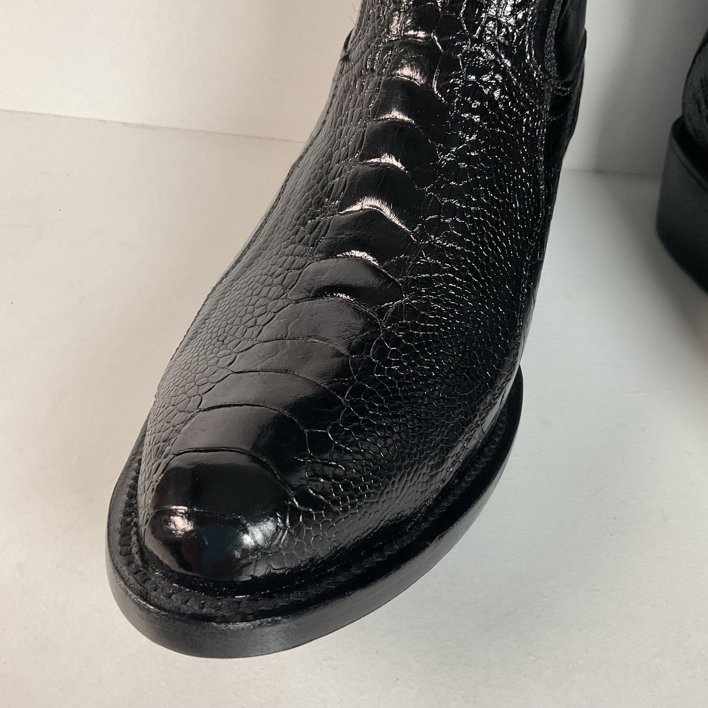 J.B. Dillon Ostrich Leg Cowboy Boots | Exotic | Men’s 8.5 EE