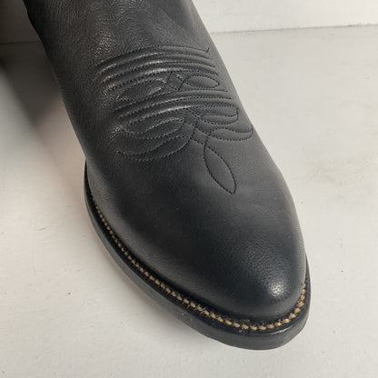 Vintage Justin European Elk Cowboy Boots | USA Made | 11 EE