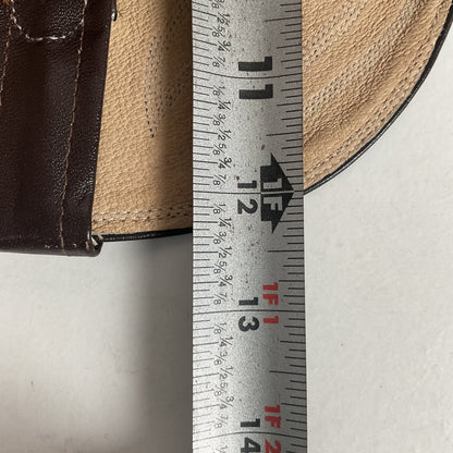 Vintage Nocona Brown Boar Skin Cowboy Boots 13 D Wild Pig