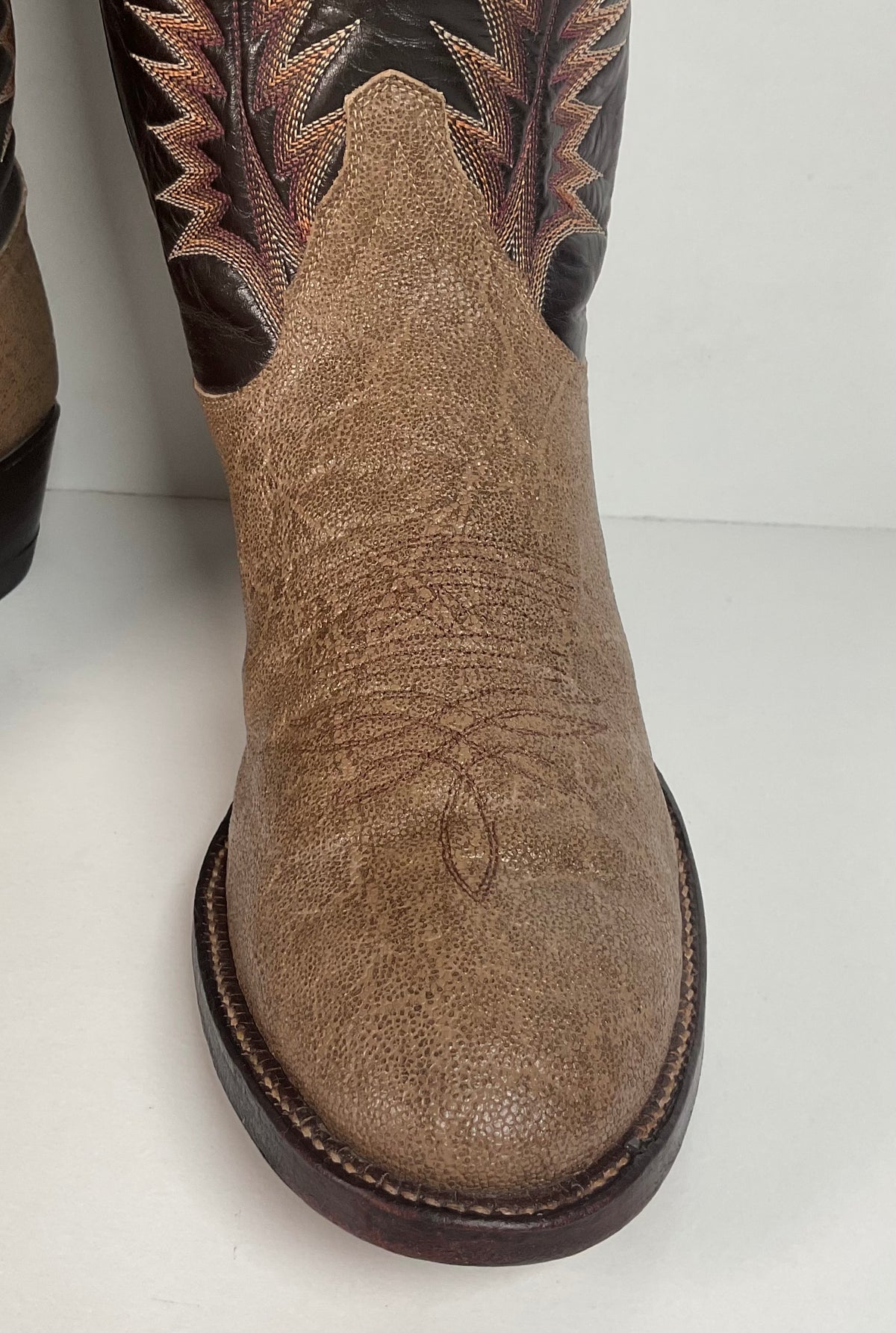 Vintage Tony Lama Elephant Cowboy Boots | Exotic | Gold Label | Men’s 9 D