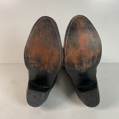 Pat Young Custom Bucket Cowboy Boots | Tooled Inlays | Women’s 7.5