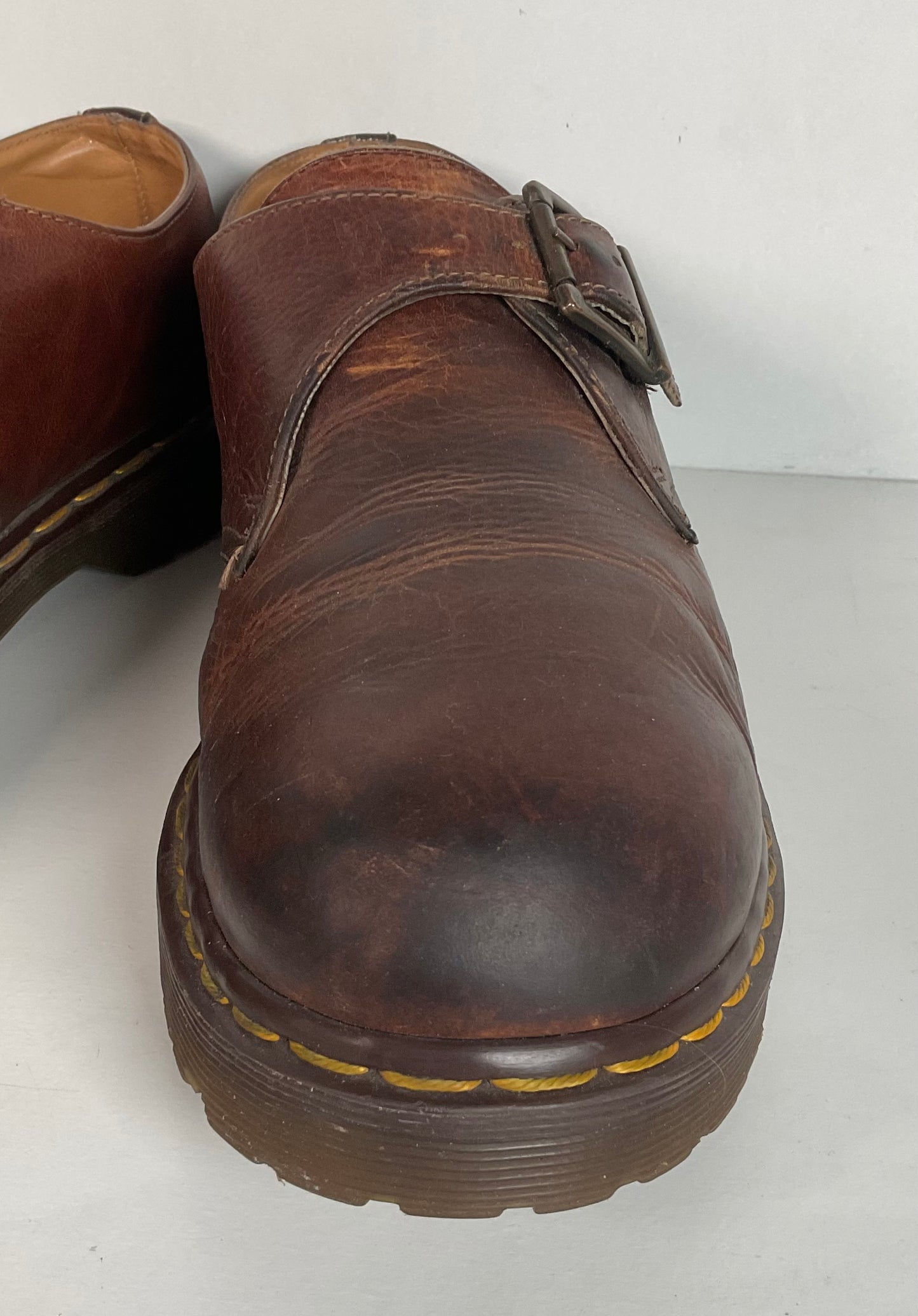 Vintage Dr. Martens Chunky Monk Strap Platform Loafers UK 11 | US 12