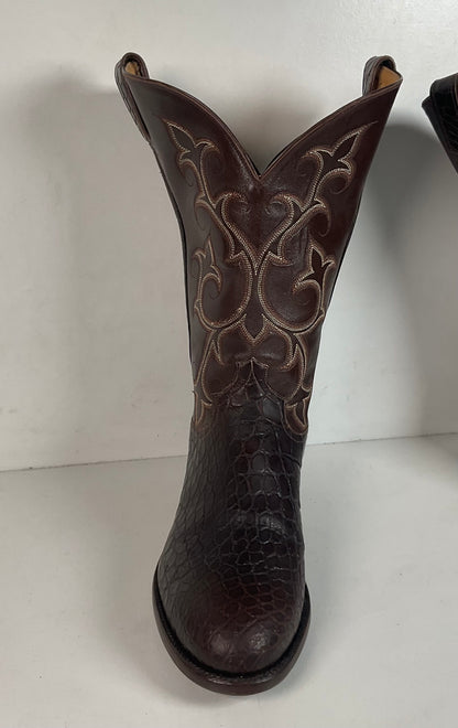 Caboots Nile Crocodile Roper Boots 9.5 E Champion Attitude Custom