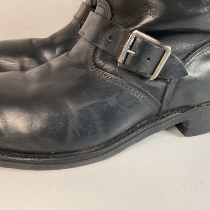 Vintage Harley Davidson Motorcycle Boots 11 Tall Steel Toe Engineer USA Made