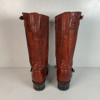 Frye Women’s Engineer Harness Boots 7.5 M 150th Anniversary Stars & Stripes