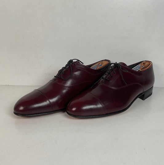 Vintage Bostonian Cordovan Cap Toe Oxford Shoes 11 M USA Made