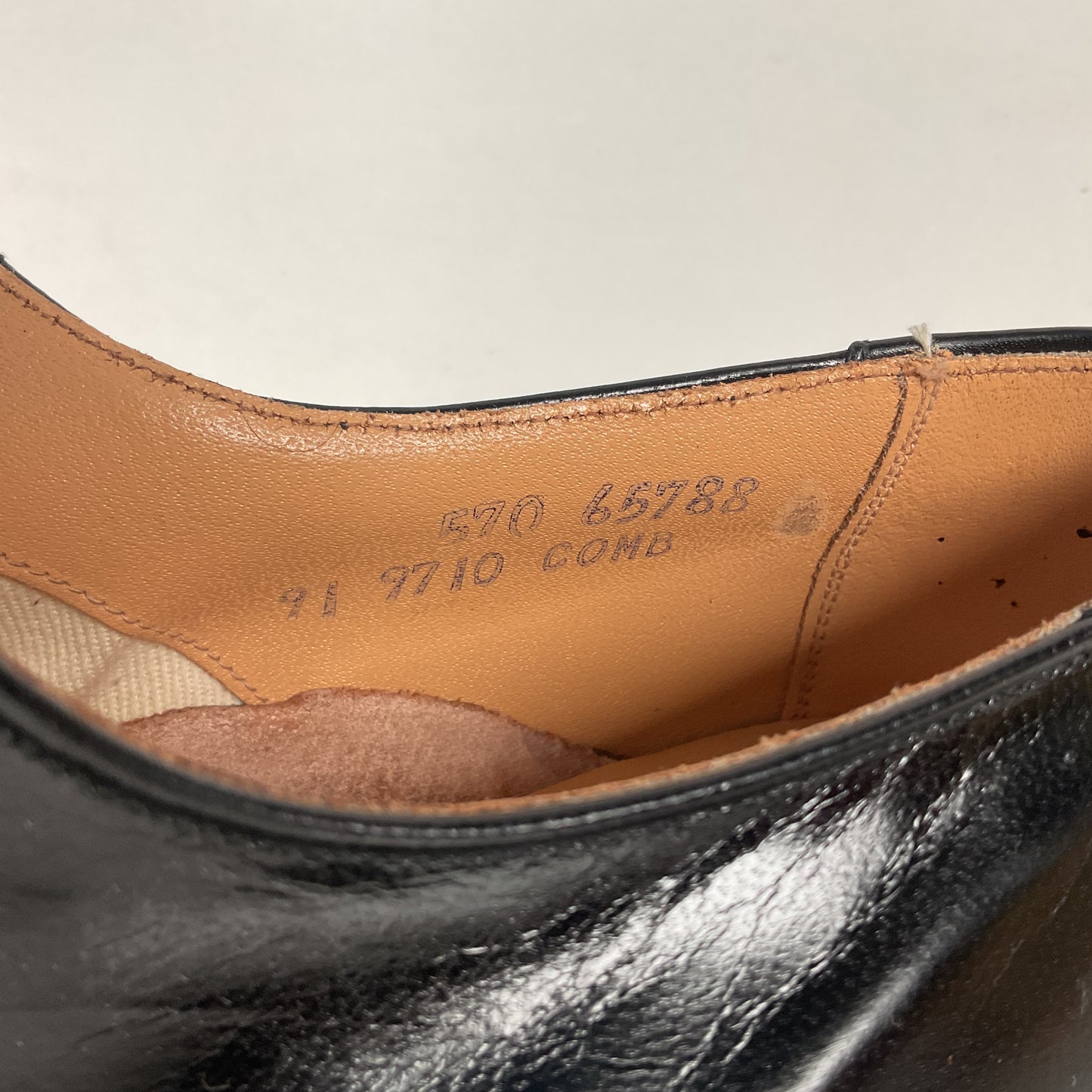 Vintage Cap Toe Derby Shoes | Connolly | 1950s | Men’s 7 E