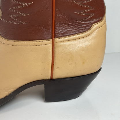 Tony Lama Urban Cowboy Boots | Lizard Wingtip | USA Made | Men’s 11 D