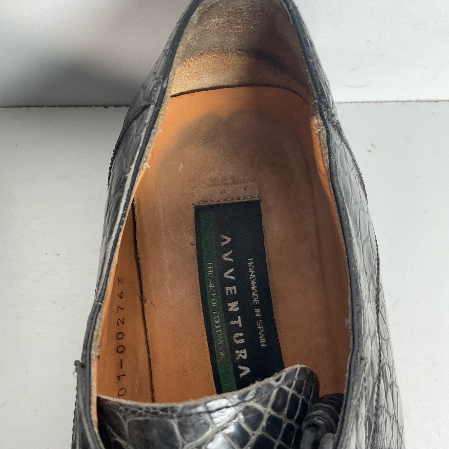 Avventura Genuine Crocodile Loafers 13 M Exotic Full Bias Cut Recrafted