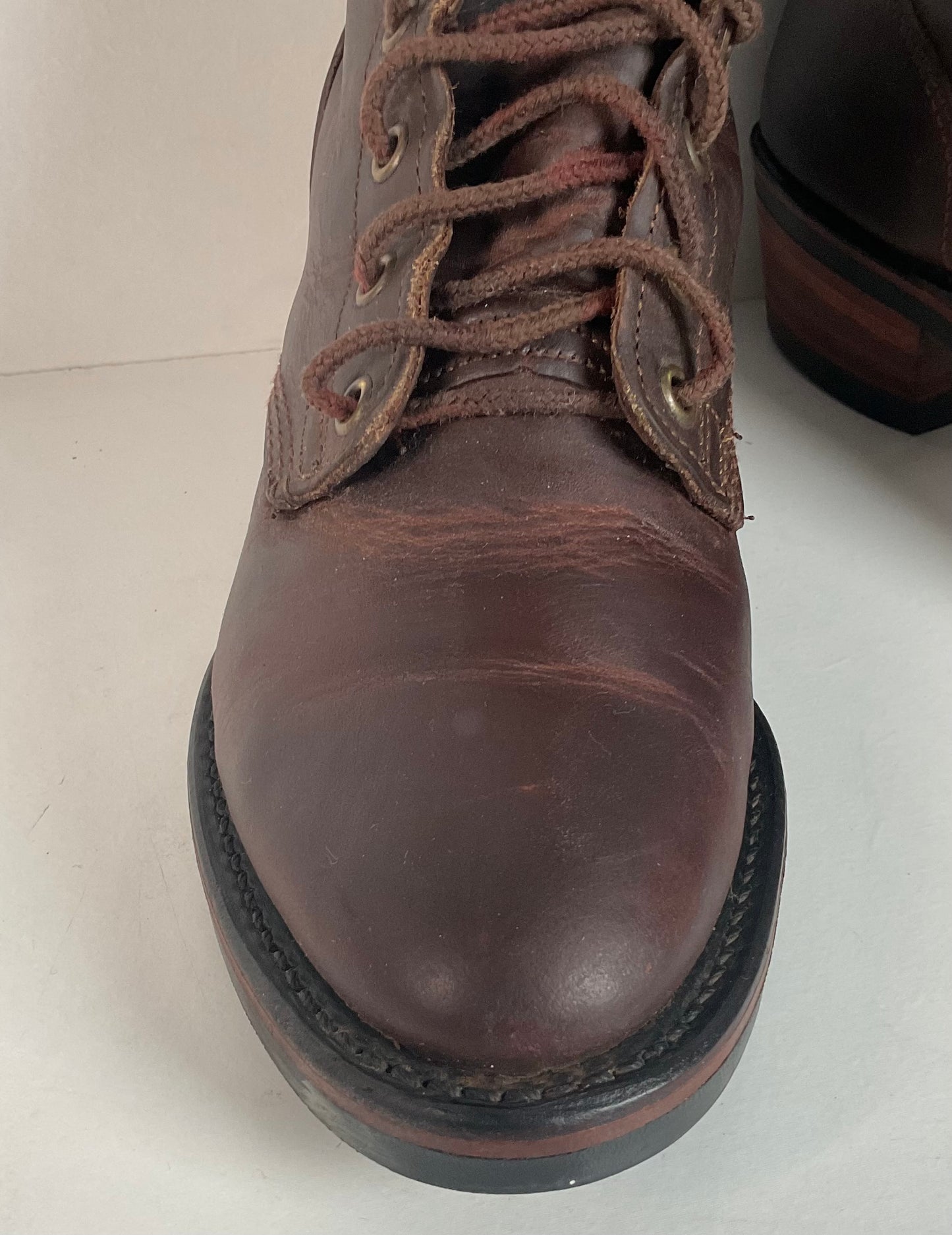 Vintage Santa Fe Western Packer Boots | Apache | Lace Up | USA Made | Women’s 9 M