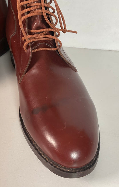 Vintage Justin Jodhpur Lace-Up Boots | Military Style | USA Made | Men’s 12 B