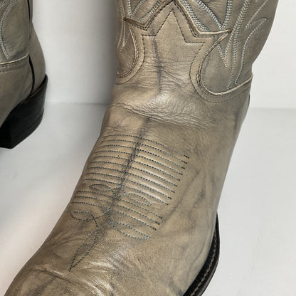 Vintage Tony Lama Gold Label Cowboy Boots | Marbled Leather | Men’s 10.5 EE