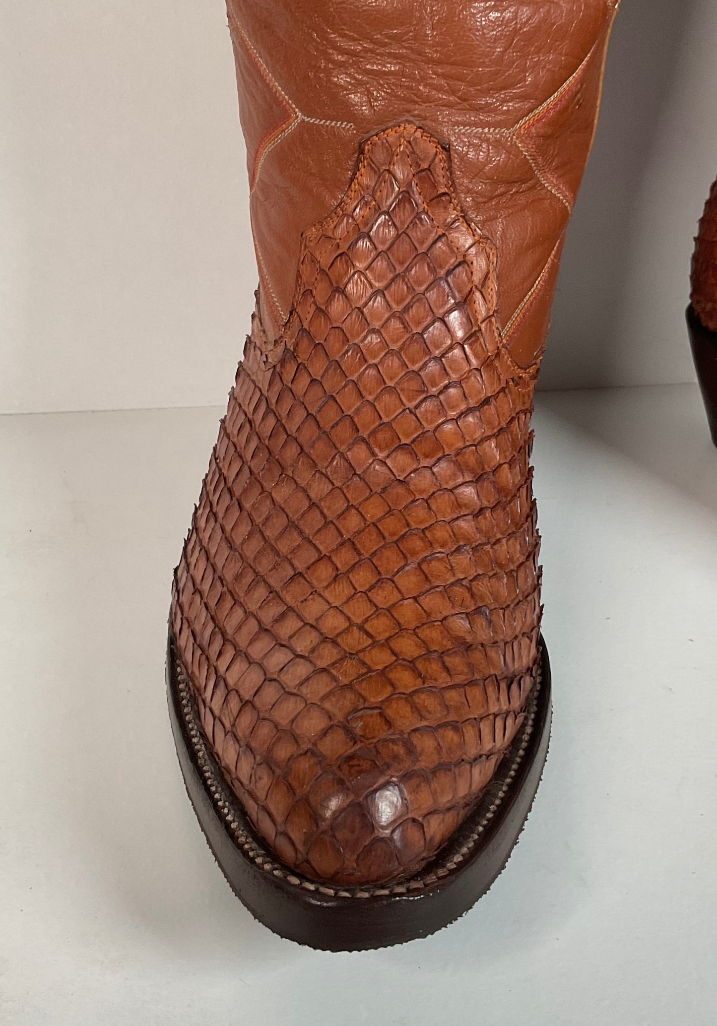 Vintage Anaconda Snakeskin Cowboy Boots | Exotic | Customized | Men’s 10.5