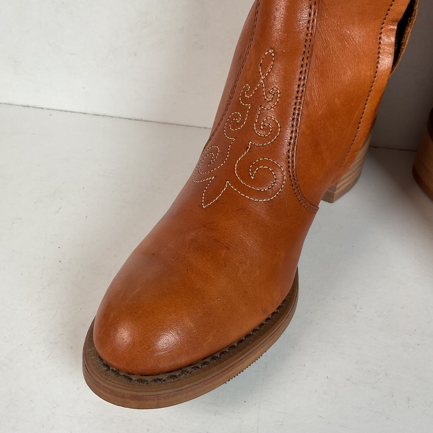 1970s Wrangler Platform Campus Boots — USA Made — 7 N