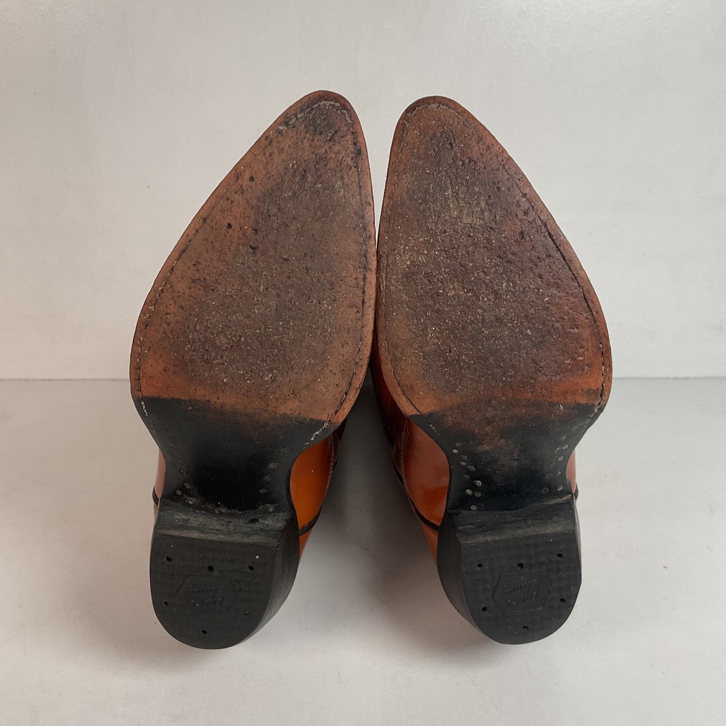 Vintage Tony Lama Patent Leather Cowgirl Boots Men’s 6 | Women’s 7 Gold Label