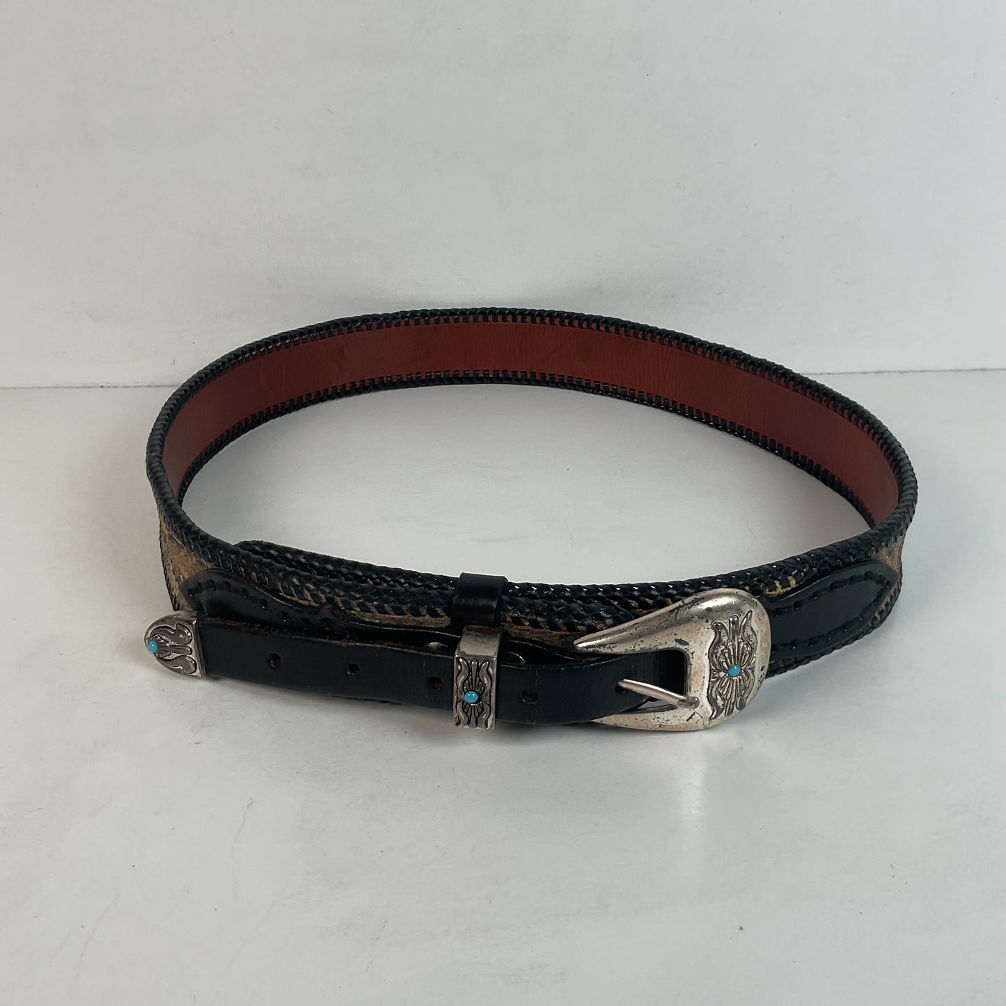 Custom Timber Rattlesnake Cowboy Belt |Canebrake | Braided | Snake Skin