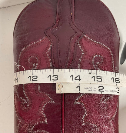 Lava Red Teju Lizard Cowboy Boots Men’s 6 Extra Wide | Women’s 7