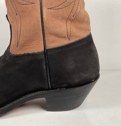 Stewart Handmade Cowboy Boots | Custom | Nubuck Suede | Men’s 9 D