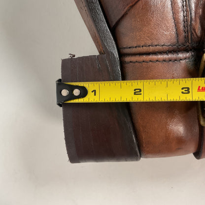 Vintage Frye Black Label | Harness Tanker Boots | Women’s 8 B