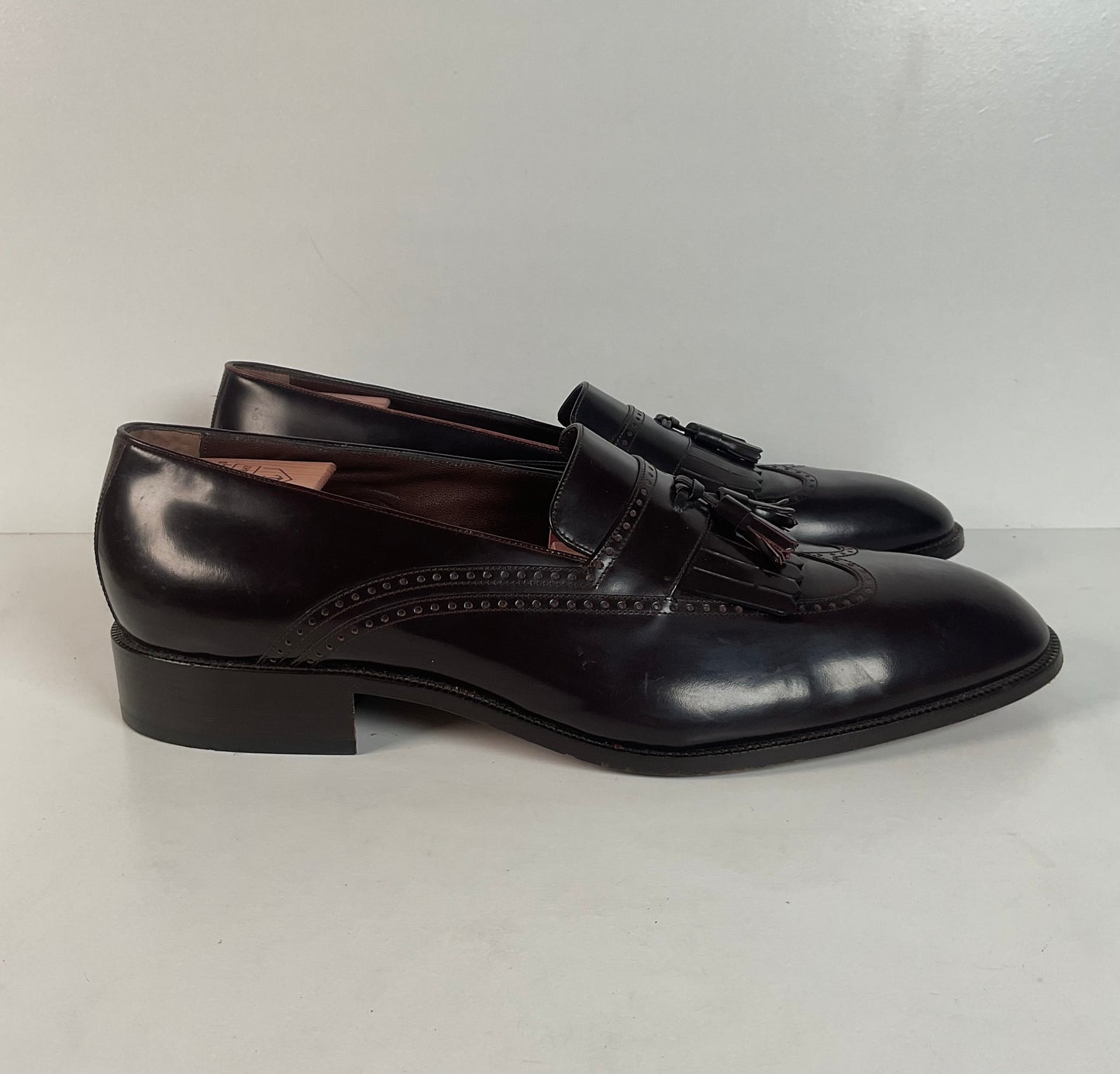 Bally Tassel Loafers | Burgundy Patent | Men’s 15