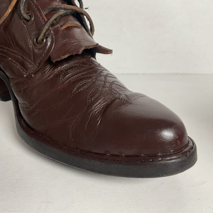 Custom Kiltie Packer Boots | Dark Brown | Men’s 9 D