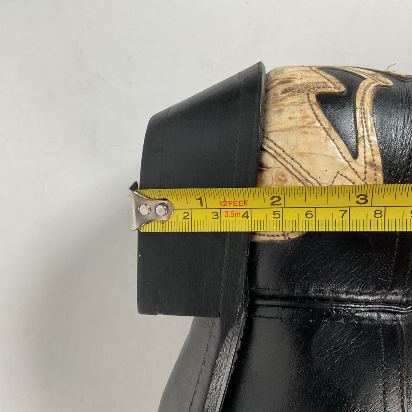 Dan Post for Code West Cowboy Boots | Python Snakeskin Tip | USA Made | 9 Wide