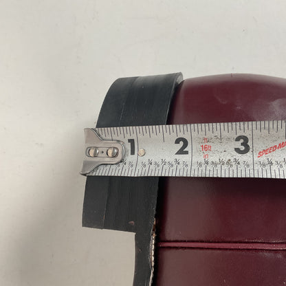 Justin Burgundy Calf Roper Boots 13 D USA Made