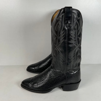 Texas Imperial Snakeskin Cowboy Boots | USA Made | Python | Set of (2) | 9.5 D
